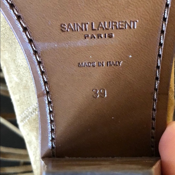 COPY - Saint Laurent “Curtis” Fringe Suede  Booties - Picture 5 of 8